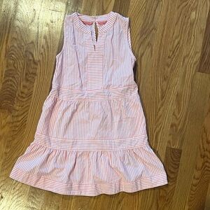 Vineyard Vines Pink Striped Kids Dress
